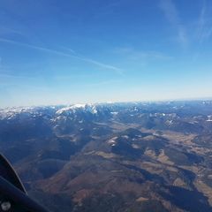 Flugwegposition um 10:34:51: Aufgenommen in der Nähe von Gemeinde Würflach, 2732, Österreich in 2300 Meter